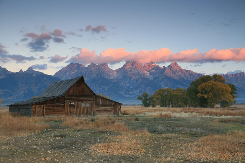 Grand Teton Moulton Barn NPS P. Potter - 2026's Ten Best National Parks in Summer