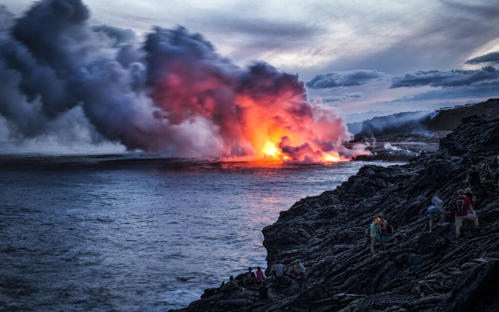 Hawaii Volcanoes Lava and Ocean Sam Gao - 2026's Ten Best National Parks in Summer