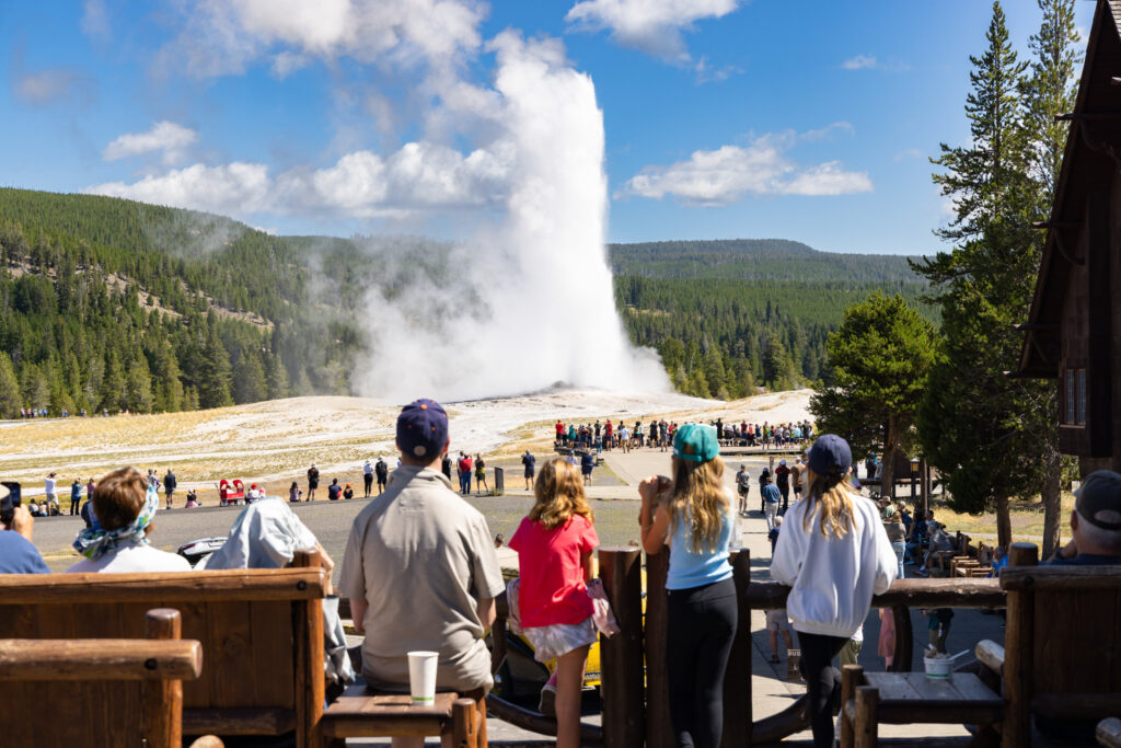 Yellowstone Old Faithful Crowds NPS Jacob Frank - 2026's Ten Best National Parks in Summer