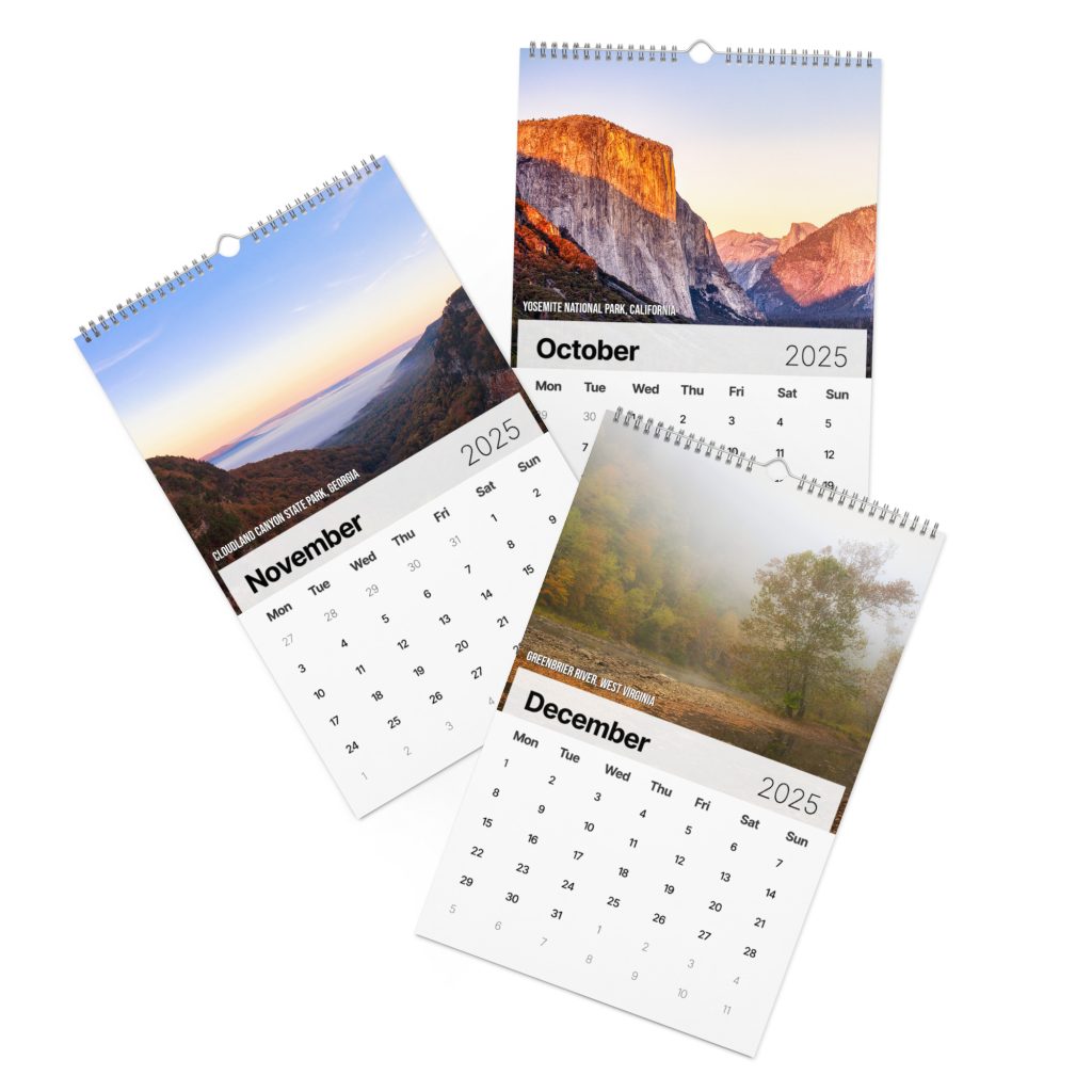 2025 Amazing Landscapes Calendar