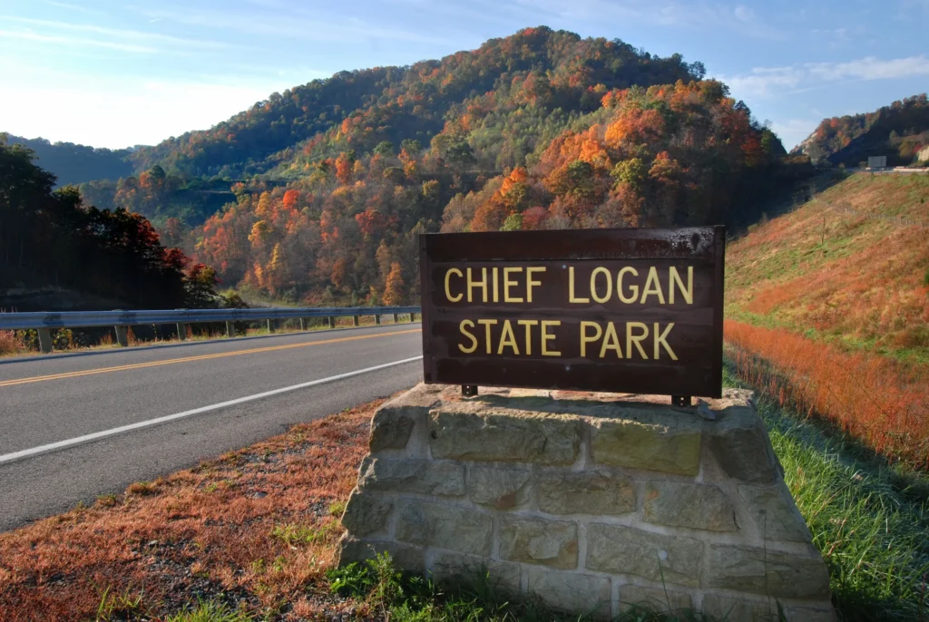 Chief Logan Sign - These Are The 7 Best State Parks in West Virginia