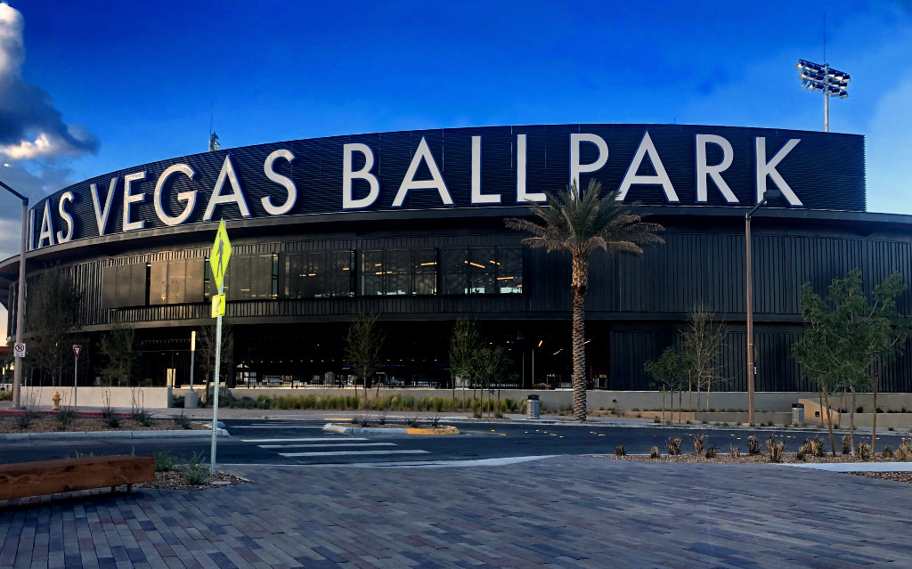 Las Vegas Ballpark front - The Ultimate 2026 Major League Baseball Road Trip